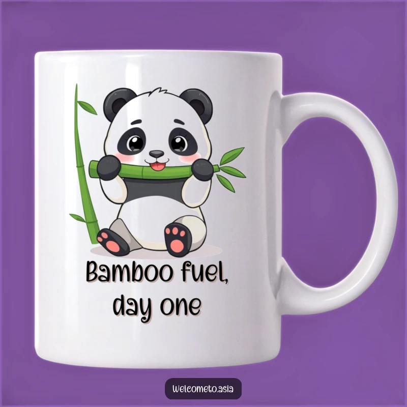 Funny Panda Munching Bamboo Mug: The Perfect Hilarious Gift for Bamboo Lovers!
