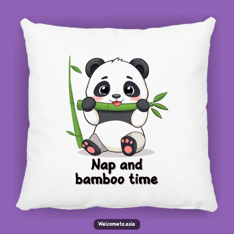 Funny Panda Bamboo Pillow: Cuddle Up with this Hilarious and Comfy Decor!