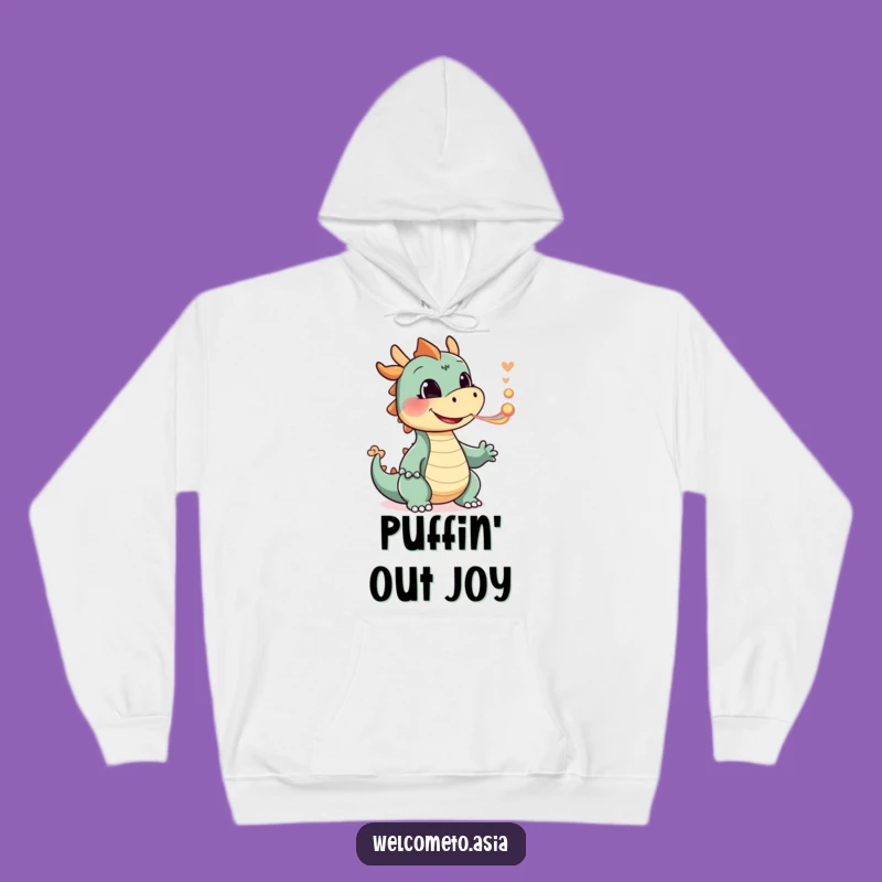 Cozy Funny Smiling Dragon Hoodie: Warmth & Wonder - Awesome Gift