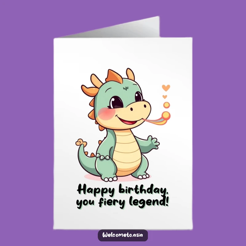 Funny Free Printable Birthday Card: Dragon Smoke Puffs, Magical Wish Downloadable Gift