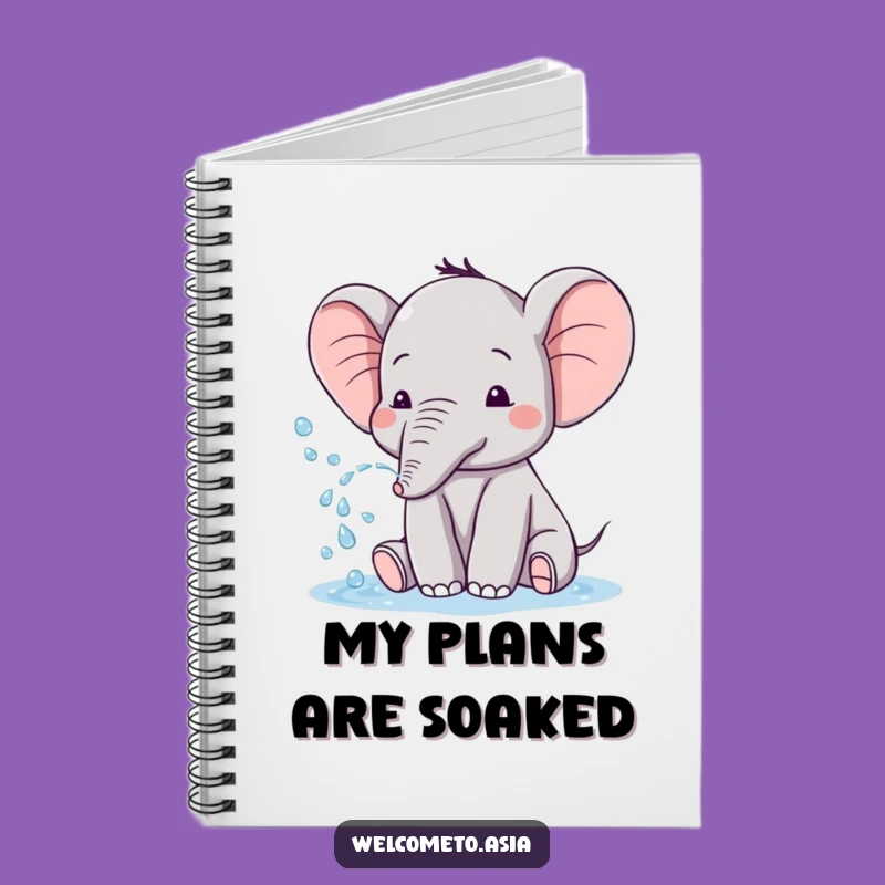 Funny Elephant Tiny Ears Notebook: Jot Down Ideas with Playful Charm!