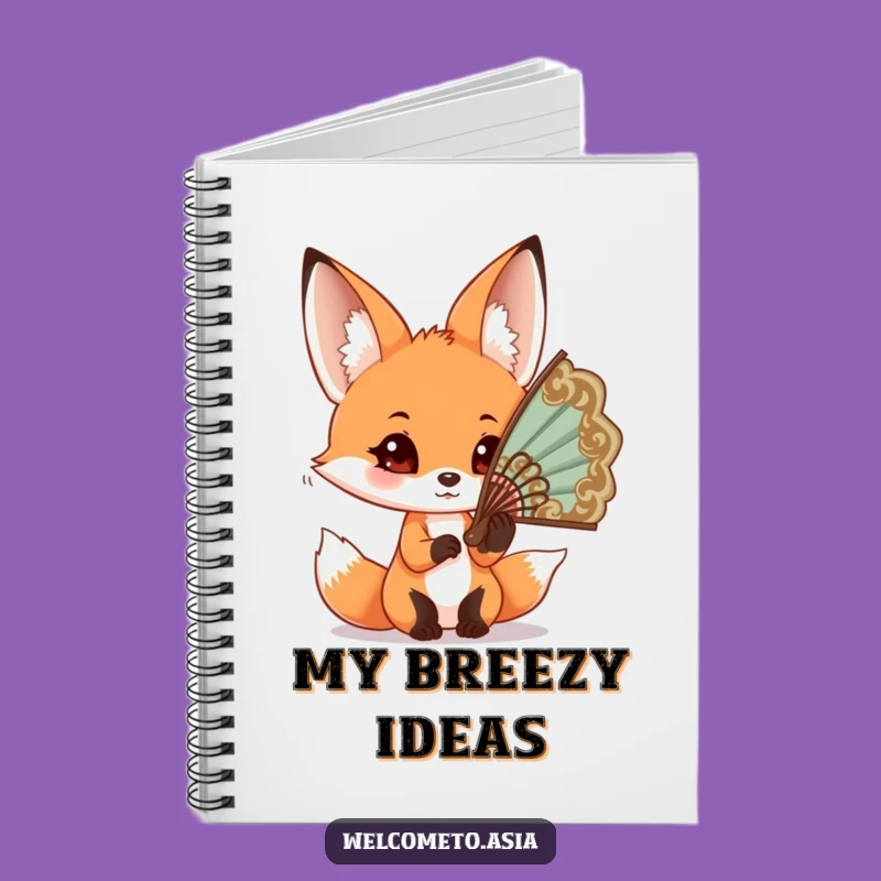 Funny Fox Fan Notebook: Jot Down Ideas, Perfect Funny Gift for Creatives!