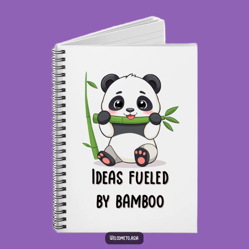 Funny Panda Bamboo Notebook: Jot Down Notes with Hilarious Panda Inspiration!