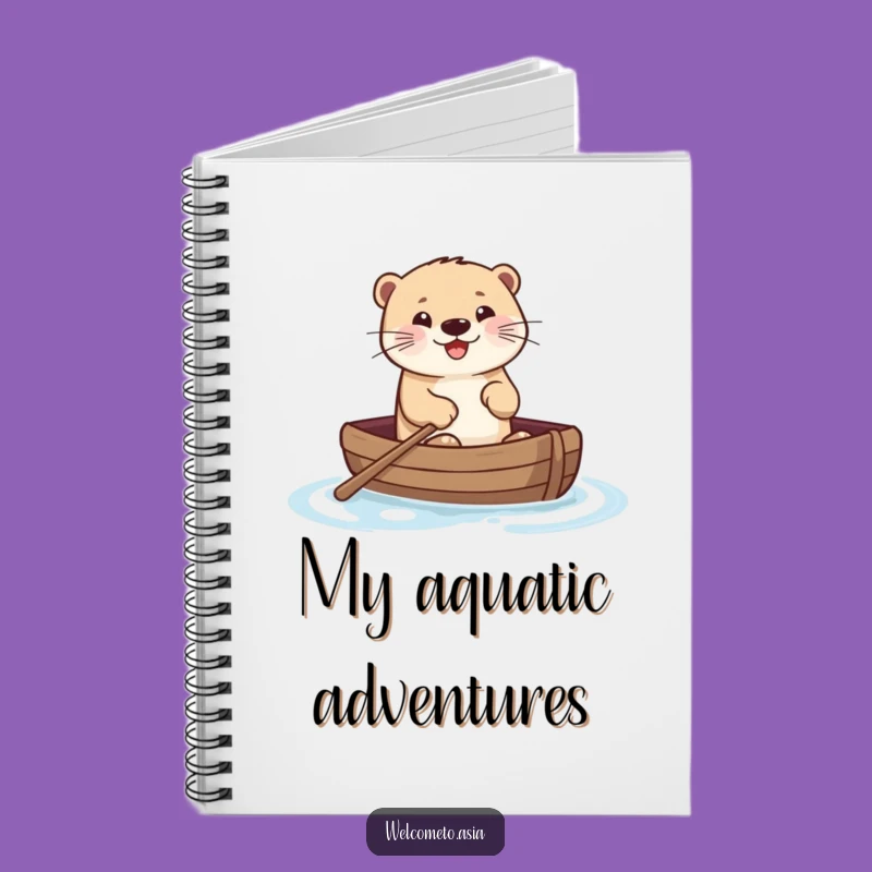 Funny Otter Boat Notebook: Journal Your Adventures with This Joyful Companion