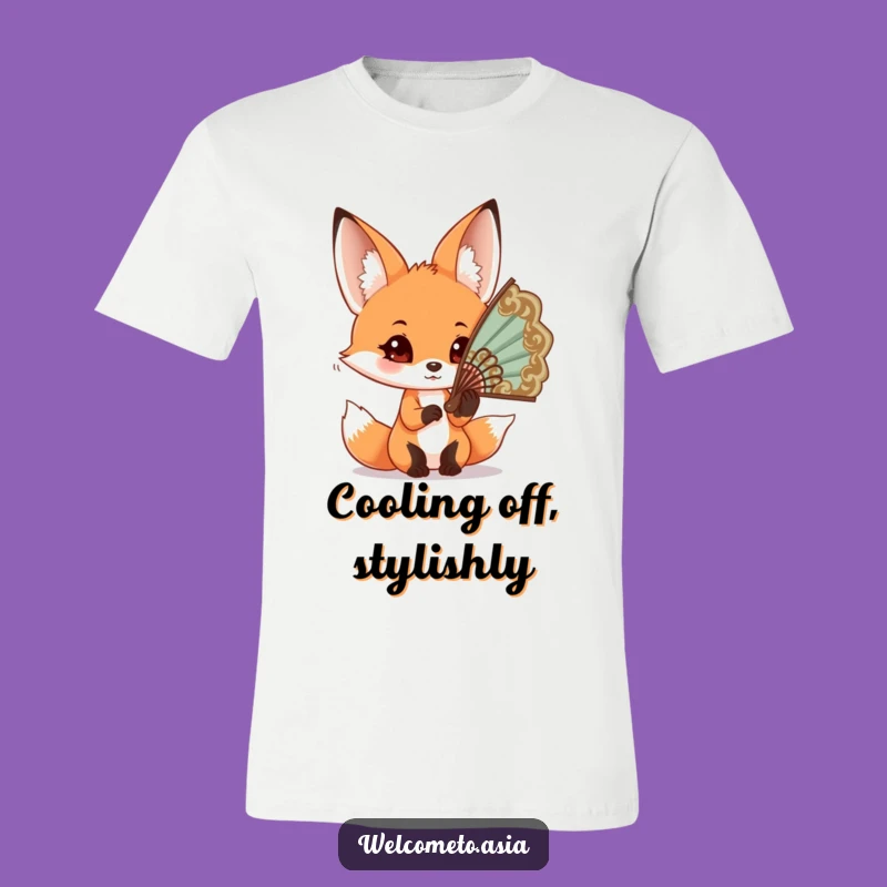 Funny Fox Fan T-Shirt: Curious Fashionista Style, Perfect Funny Gift for Trendsetters!