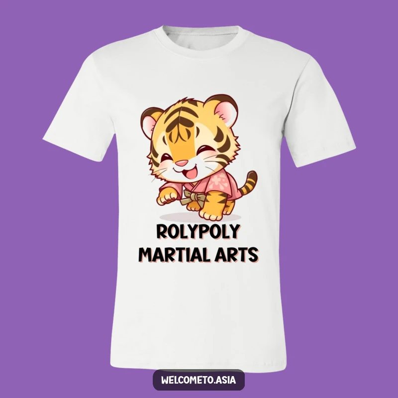 Funny Tiger Cub Kimono T-Shirt: Embrace the Tumble with This Hilarious Tee!